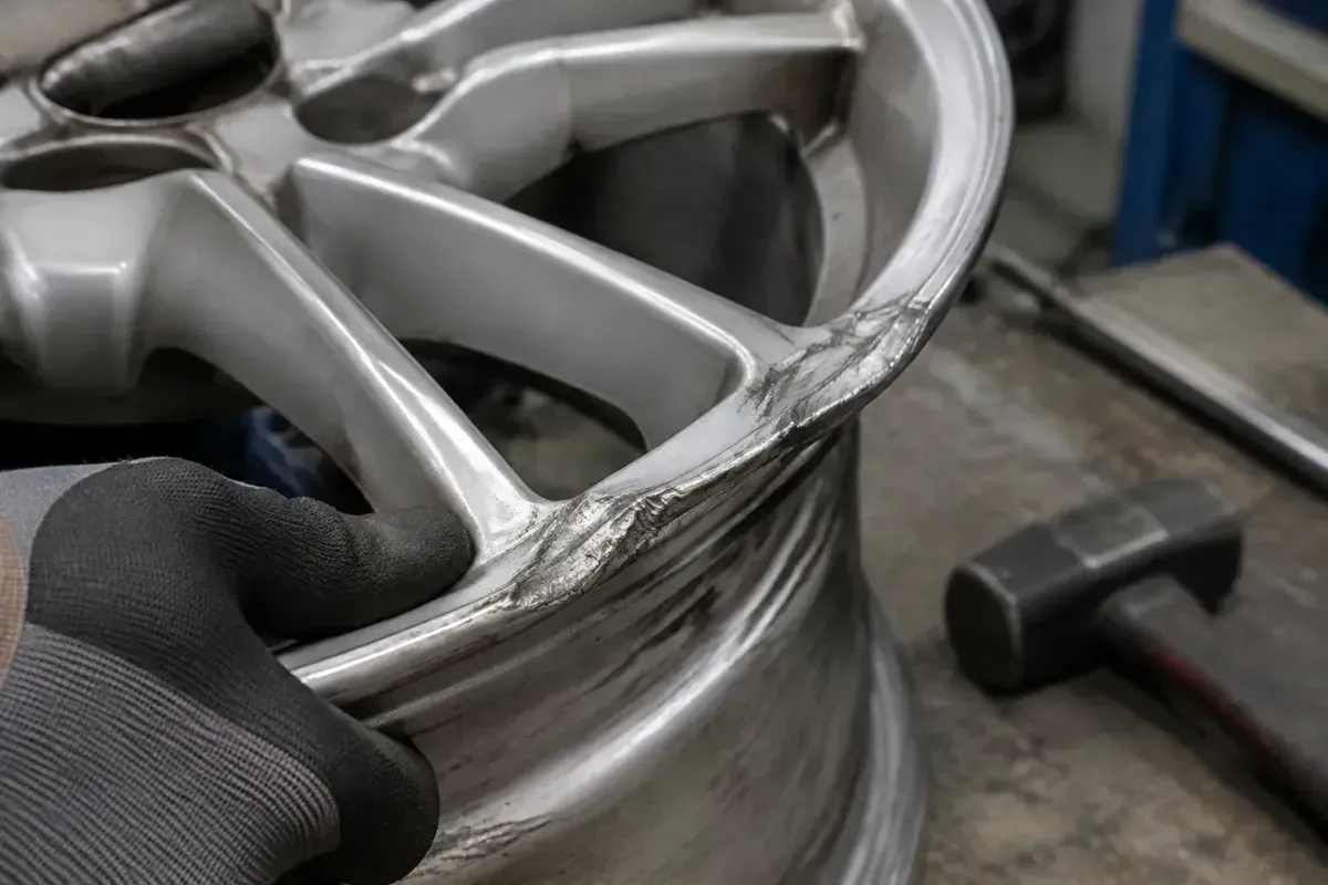 Aluminum Wheel Repair at Christian’s Road Runner Tire Service, Bay Shore, NY