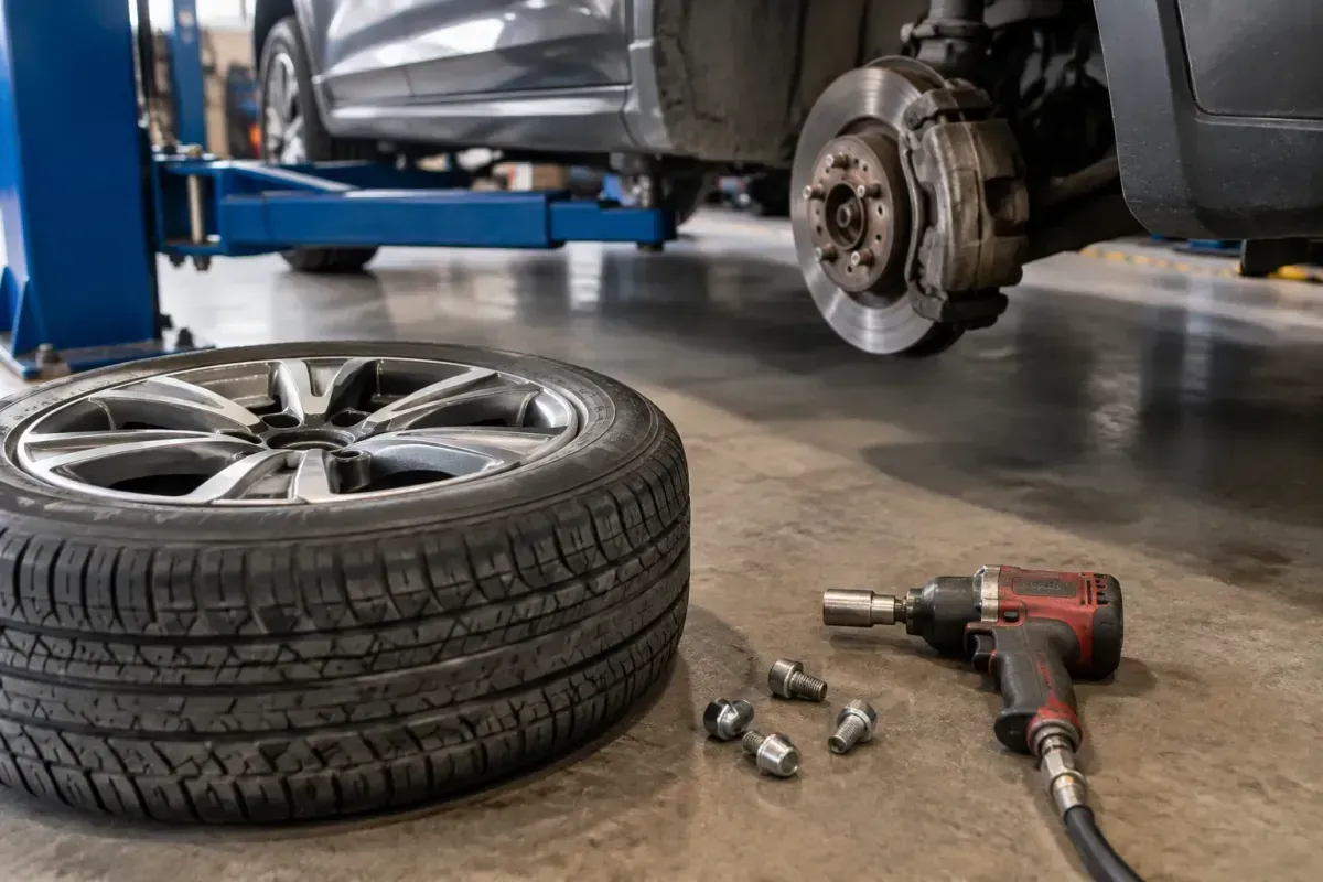 Tire Rotation at Christian’s Road Runner Tire Service, Bay Shore, NY