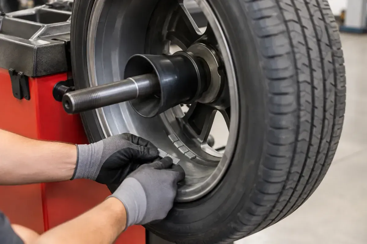 Wheel Balancing at Christian’s Road Runner Tire Service, Bay Shore, NY